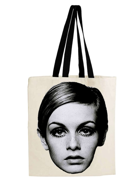 Twiggy Lesley Lawson Tote Bag