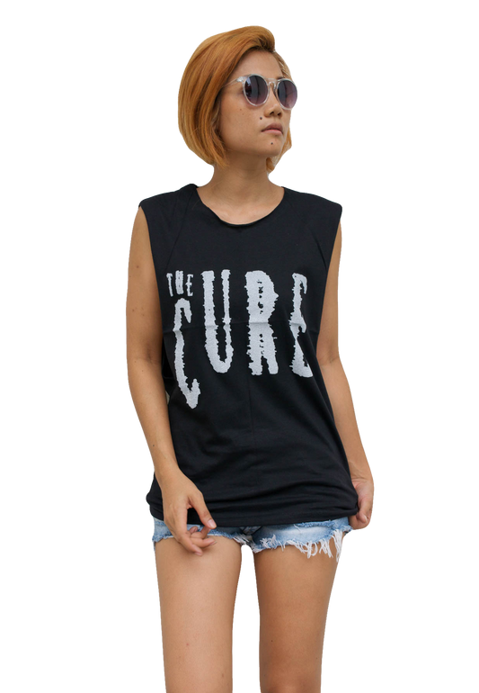 Ladies The Cure Vest Tank-Top Singlet Sleeveless T-Shirt