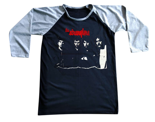 Unisex The Stranglers Raglan 3/4 Sleeve Baseball T-Shirt