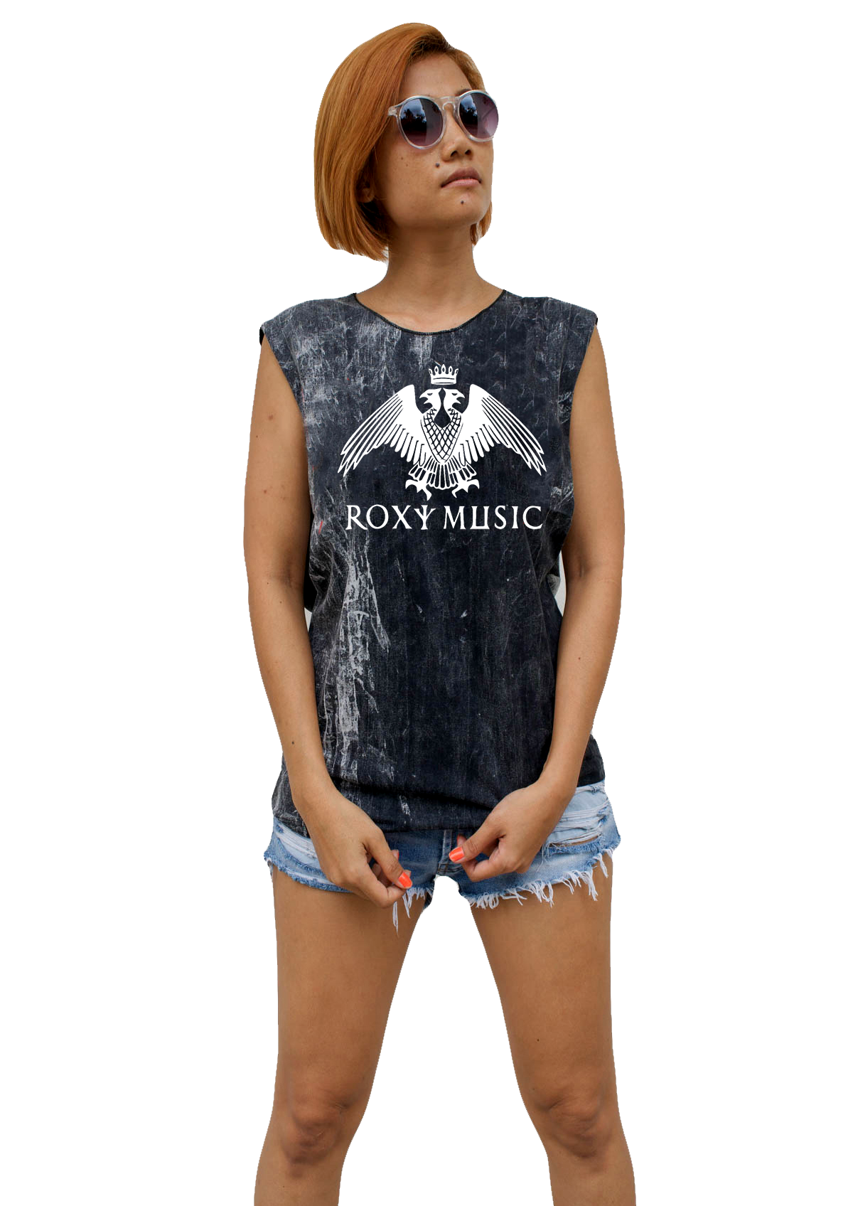 Ladies Roxy Music Vest Tank-Top Singlet Sleeveless T-Shirt