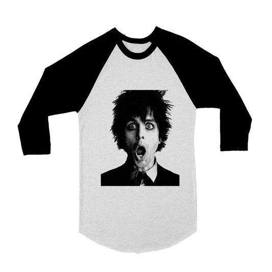 Unisex Billie Joe Armstrong Green Day 3/4 Sleeve Baseball T-Shirt