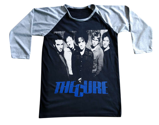 Unisex The Cure Robert Smith Raglan 3/4 Sleeve Baseball T-Shirt