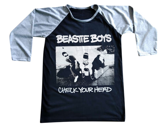 Unisex Beastie Boys Raglan 3/4 Sleeve Baseball T-Shirt