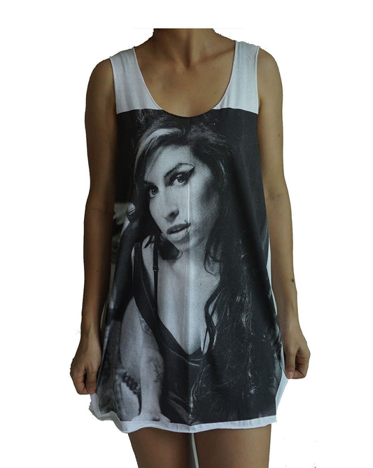 Unisex Amy Winehouse Tank-Top Singlet vest Sleeveless T-shirt