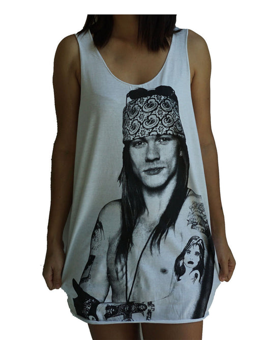 Unisex Axl Rose Tank-Top Singlet vest Sleeveless T-shirt