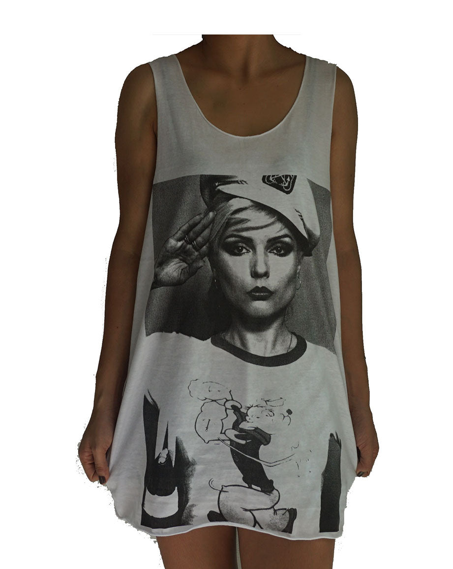 Unisex Blondie Debbie Harry Tank-Top Singlet vest Sleeveless T-shirt