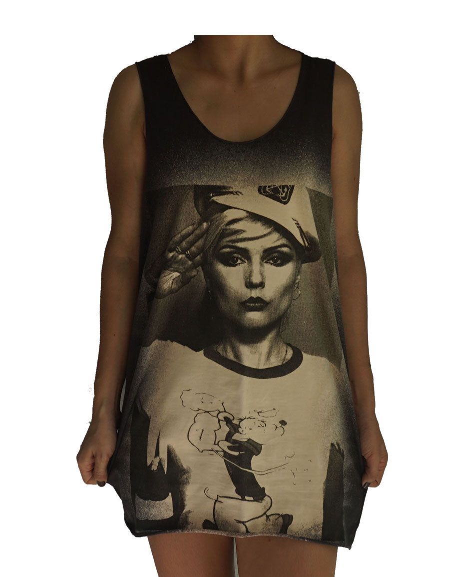 Unisex Blondie Debbie Harry Tank-Top Singlet vest Sleeveless T-shirt