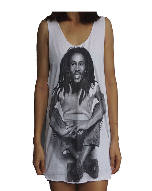 Unisex Bob Marley Tank-Top Singlet vest Sleeveless T-shirt