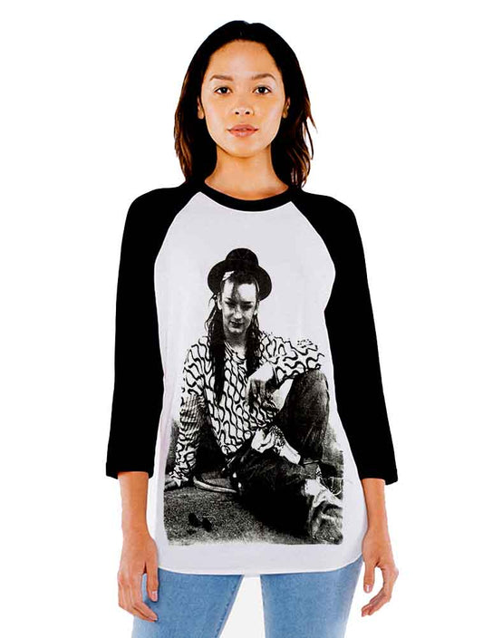 Unisex Boy George 3/4 Sleeve Baseball T-Shirt