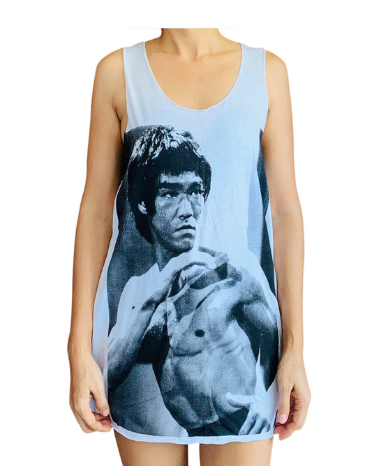 Unisex Bruce Lee Tank-Top Singlet vest Sleeveless T-shirt