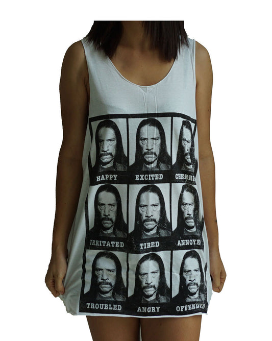 Unisex Danny Trejo Tank-Top Singlet vest Sleeveless T-shirt