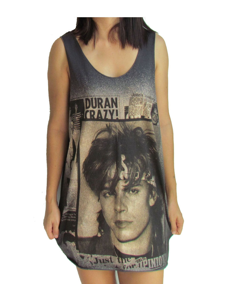 Unisex Duran Duran Simon Le Bon Tank-Top Singlet vest Sleeveless T-shirt