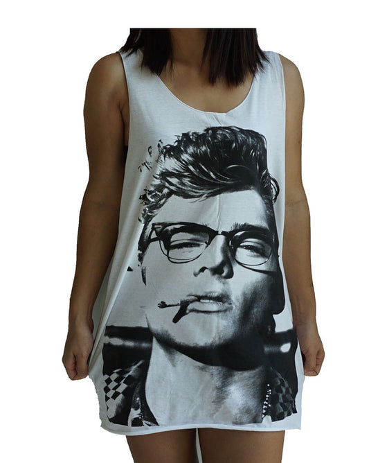 Unisex James Dean Tank-Top Singlet vest Sleeveless T-shirt