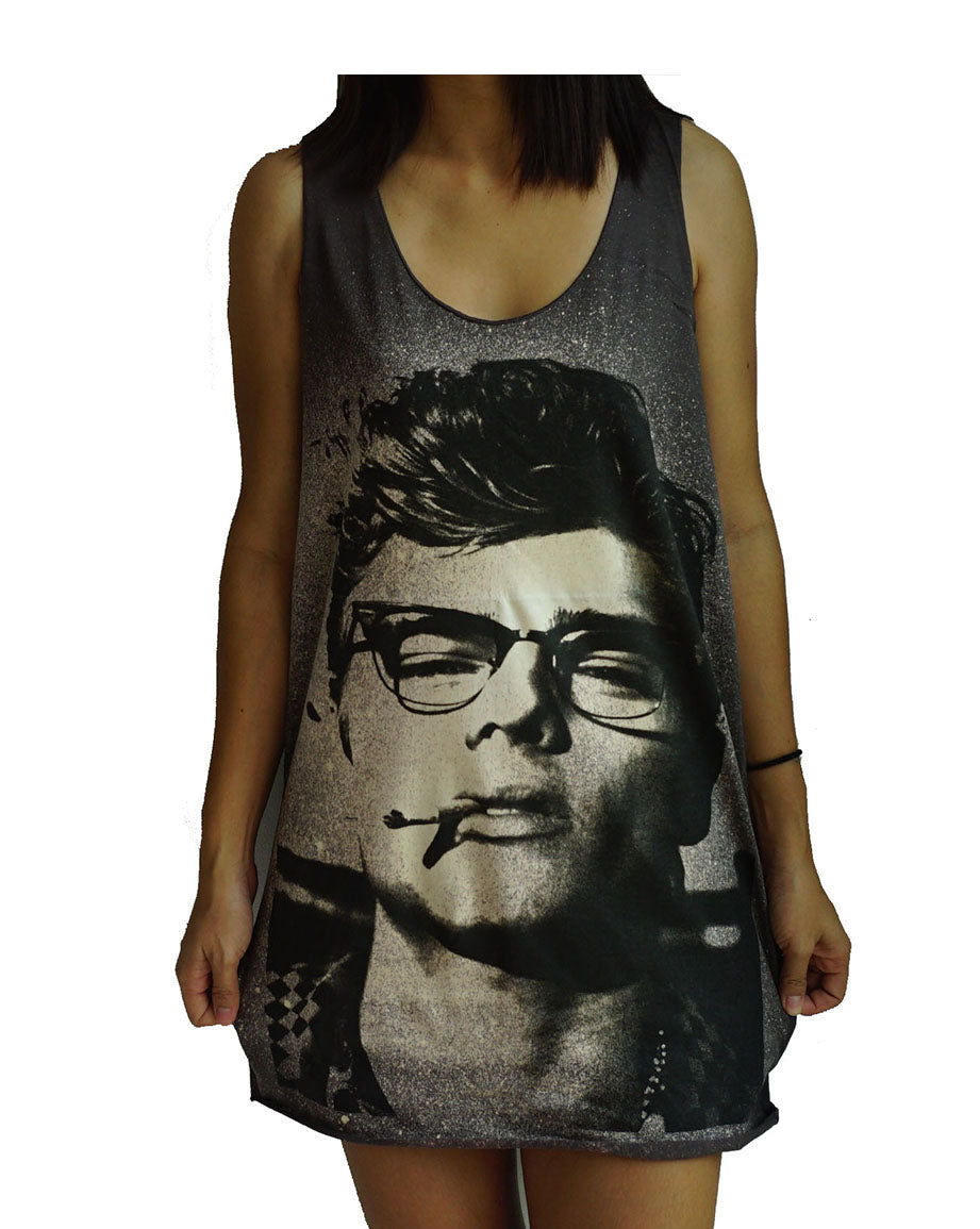 Unisex James Dean Tank-Top Singlet vest Sleeveless T-shirt