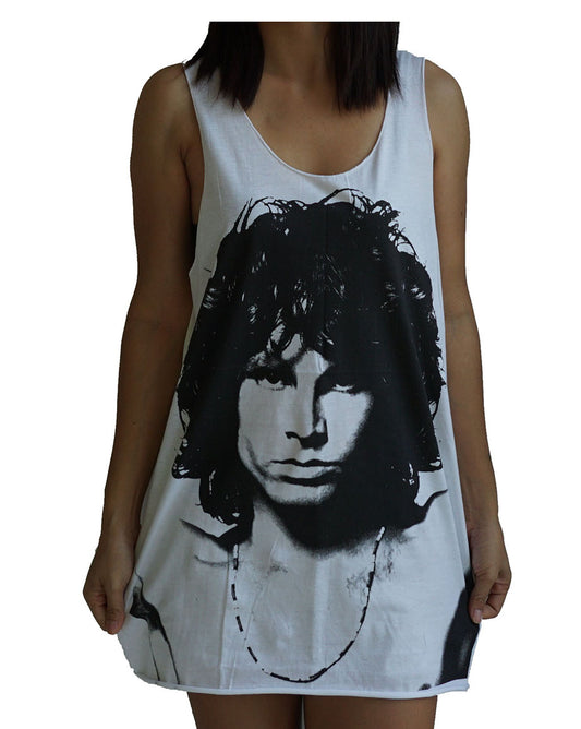 Unisex Jim Morrison Tank-Top Singlet vest Sleeveless T-shirt