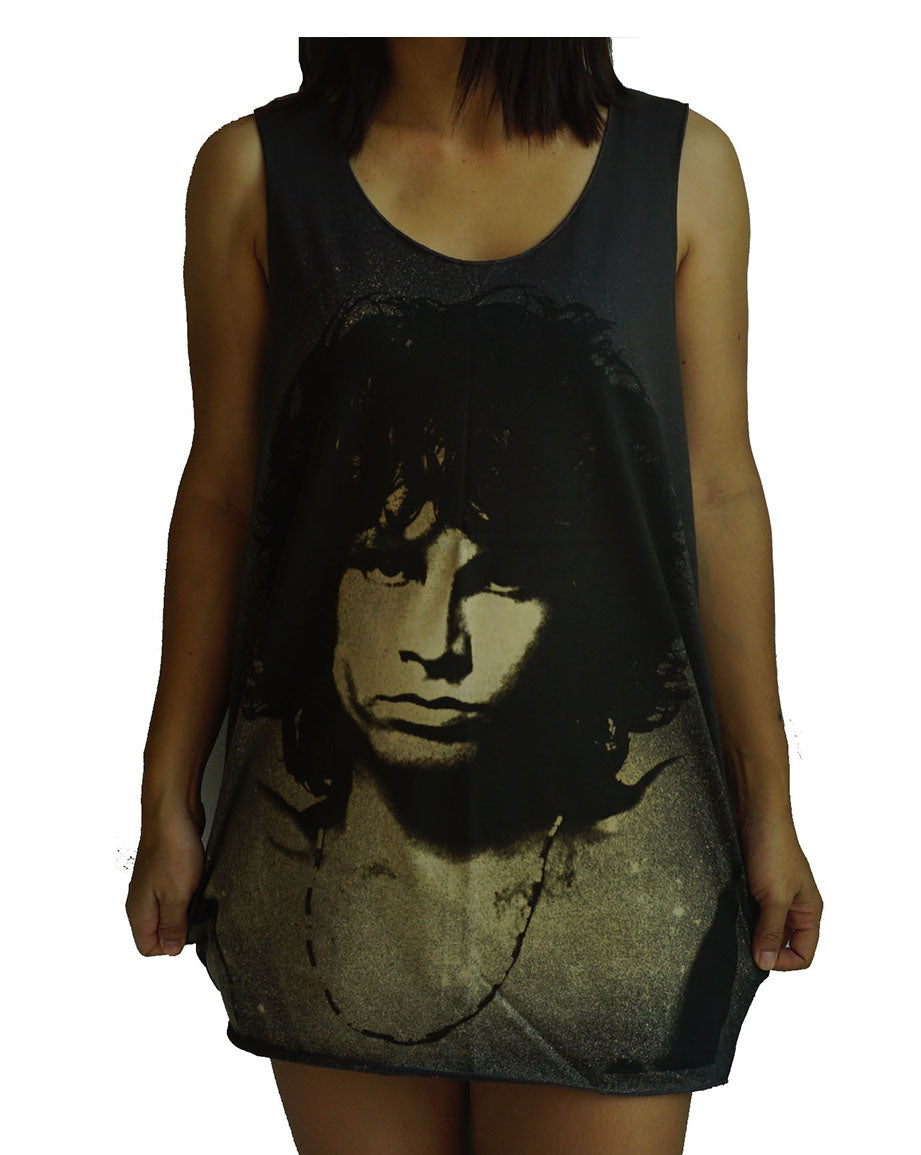 Unisex Jim Morrison Tank-Top Singlet vest Sleeveless T-shirt