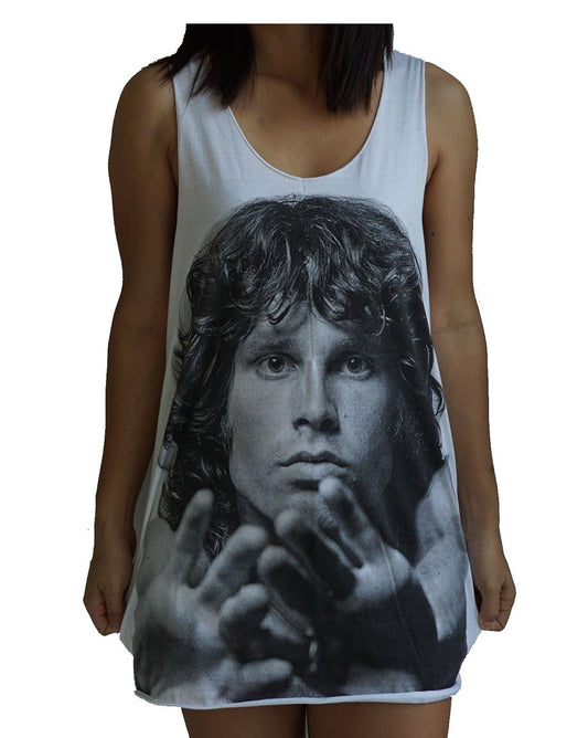 Unisex Jim Morrison Tank-Top Singlet vest Sleeveless T-shirt