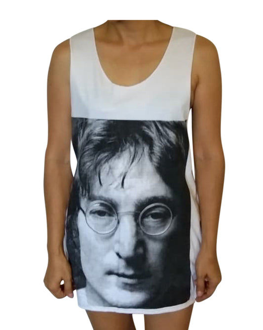 Unisex John Lennon Tank-Top Singlet vest Sleeveless T-shirt