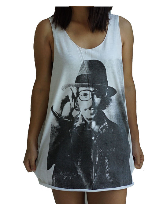 Unisex Johnny Depp Tank-Top Singlet vest Sleeveless T-shirt