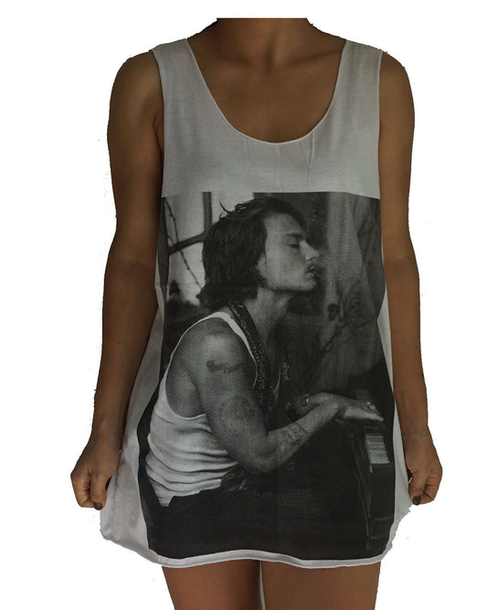 Unisex Johnny Depp Tank-Top Singlet vest Sleeveless T-shirt