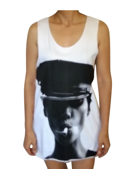 Unisex Kate Moss Tank-Top Singlet vest Sleeveless T-shirt