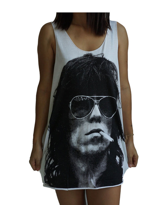 Unisex Keith Richards Tank-Top Singlet vest Sleeveless T-shirt