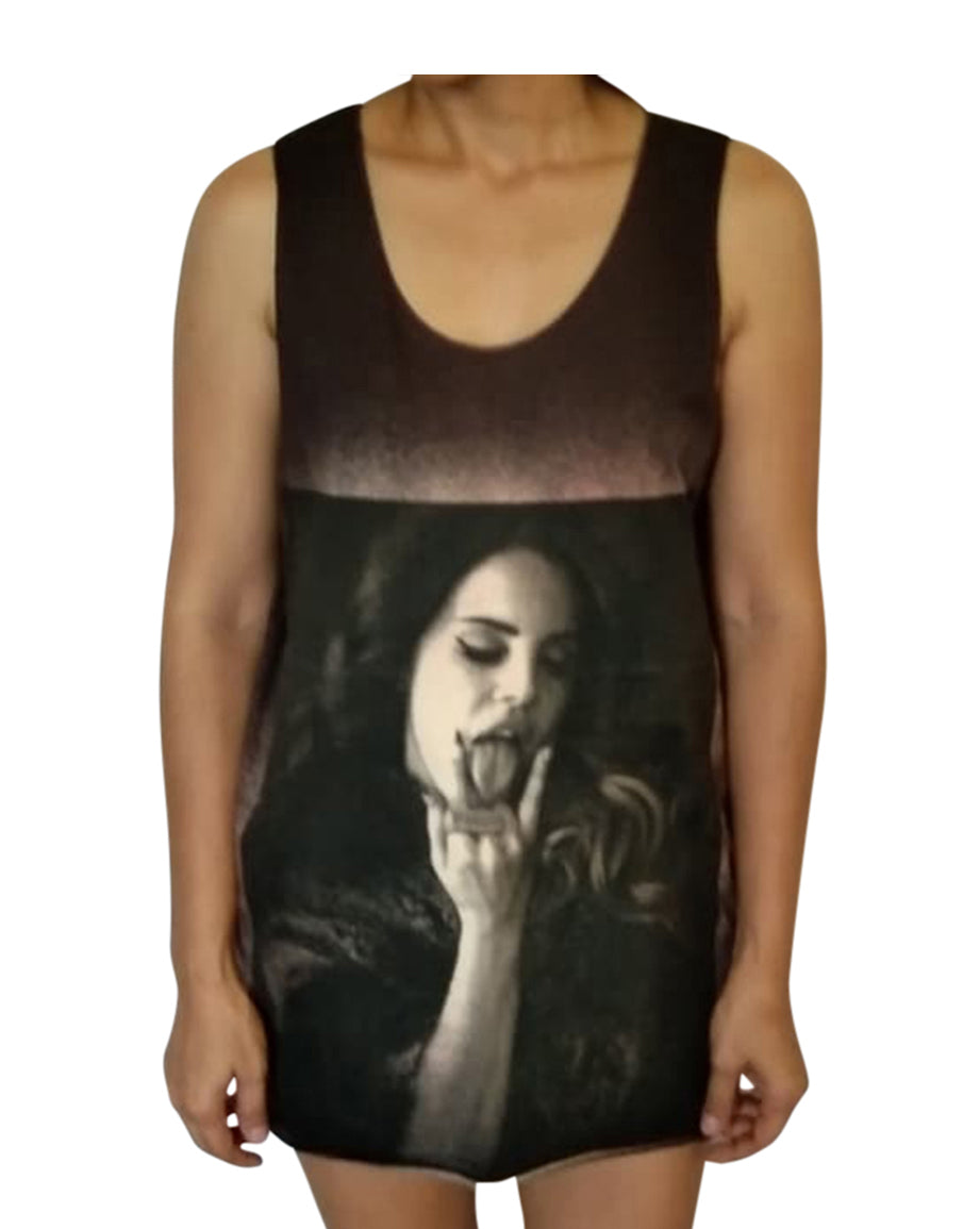 Unisex Lana Del Rey Tank-Top Singlet vest Sleeveless T-shirt