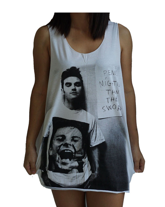 Unisex Morrissey Tank-Top Singlet vest Sleeveless T-shirt