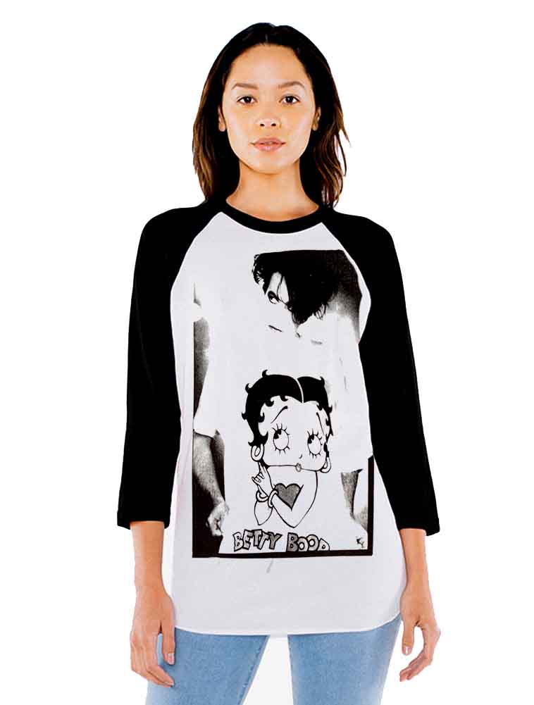 Unisex Robert Smith The Cure 3/4 Sleeve Baseball T-Shirt