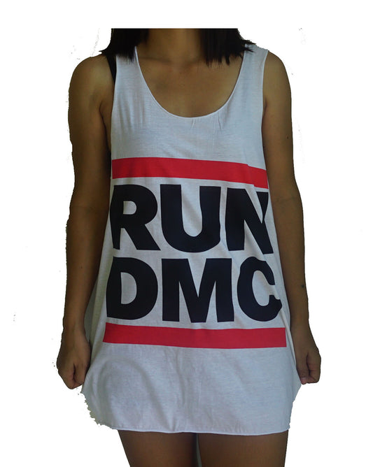 Unisex RUN DMC Tank-Top Singlet vest Sleeveless T-shirt