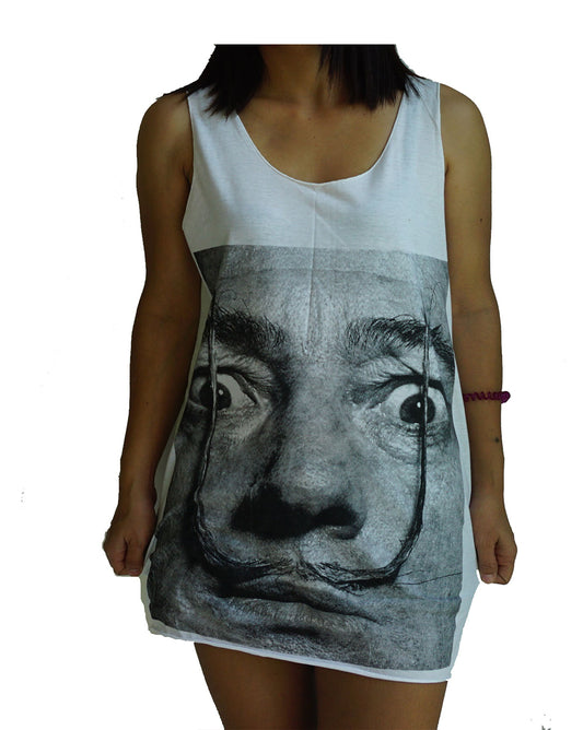 Unisex Salvador Dali Tank-Top Singlet vest Sleeveless T-shirt