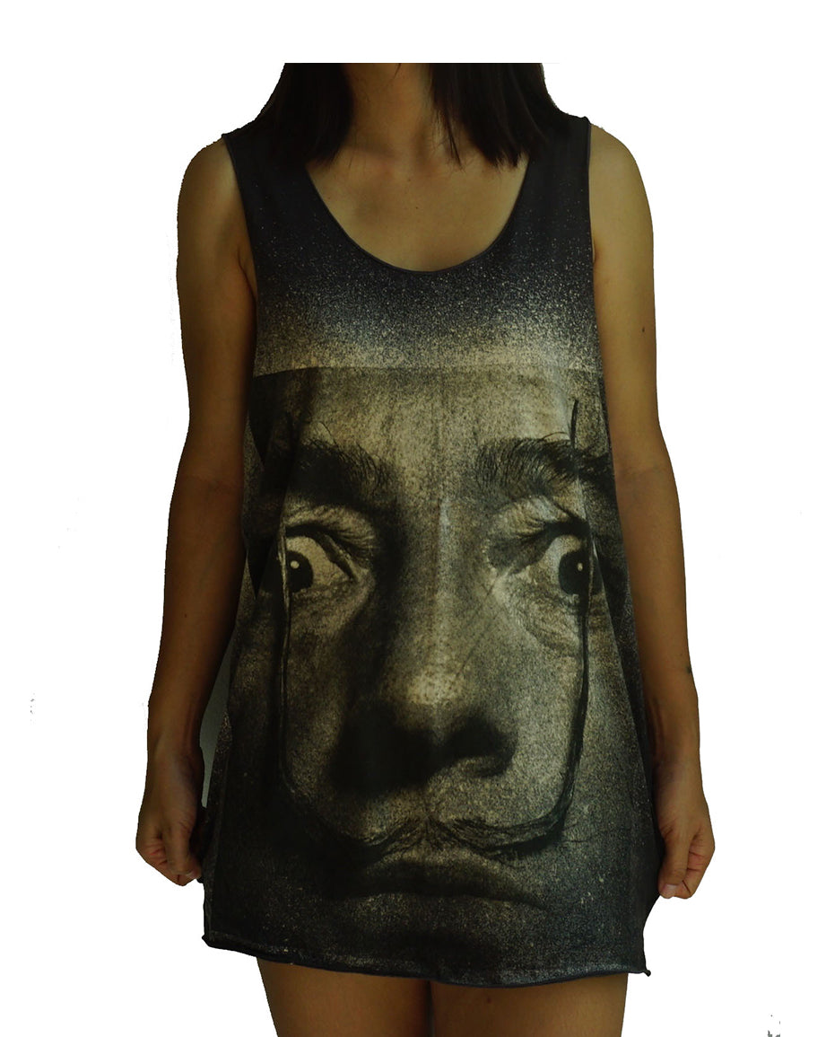 Unisex Salvador Dali Tank-Top Singlet vest Sleeveless T-shirt