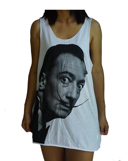 Unisex Salvador Dali Tank-Top Singlet vest Sleeveless T-shirt