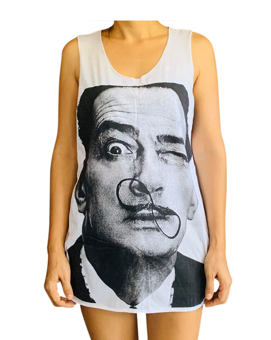 Unisex Salvador Dali Tank-Top Singlet vest Sleeveless T-shirt