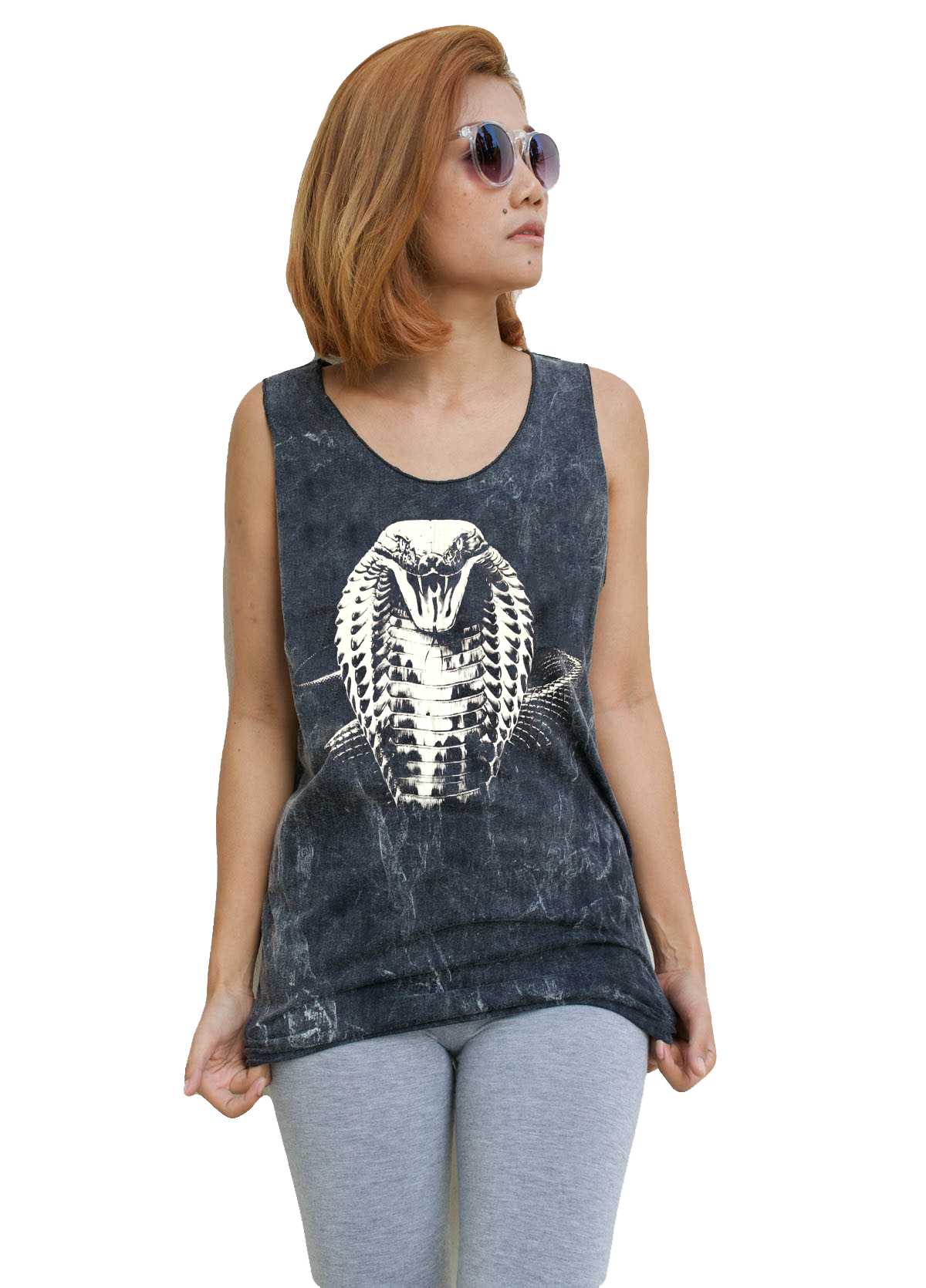 Unisex King Cobra Snake Tank-Top Singlet vest Sleeveless T-shirt