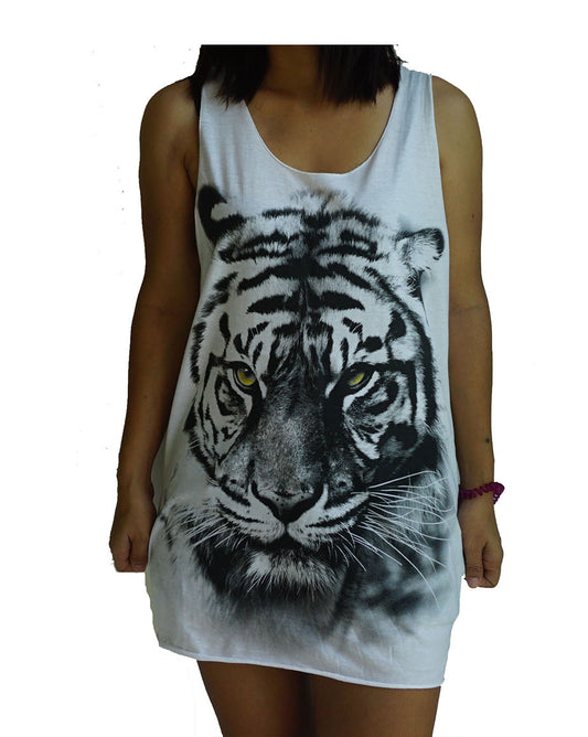 Unisex Bengal Tiger Tank-Top Singlet vest Sleeveless T-shirt