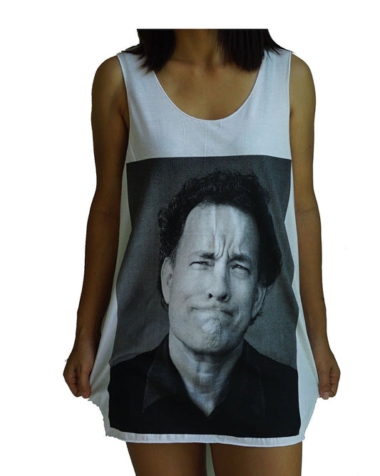 Unisex Tom Hanks Tank-Top Singlet vest Sleeveless T-shirt