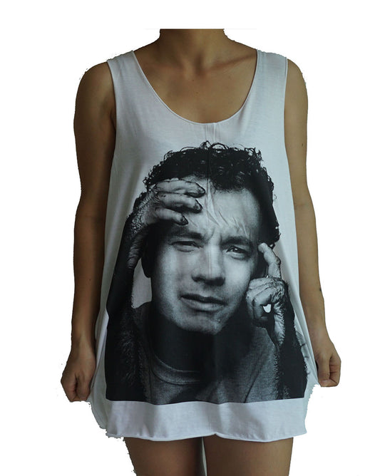 Unisex Tom Hanks Tank-Top Singlet vest Sleeveless T-shirt