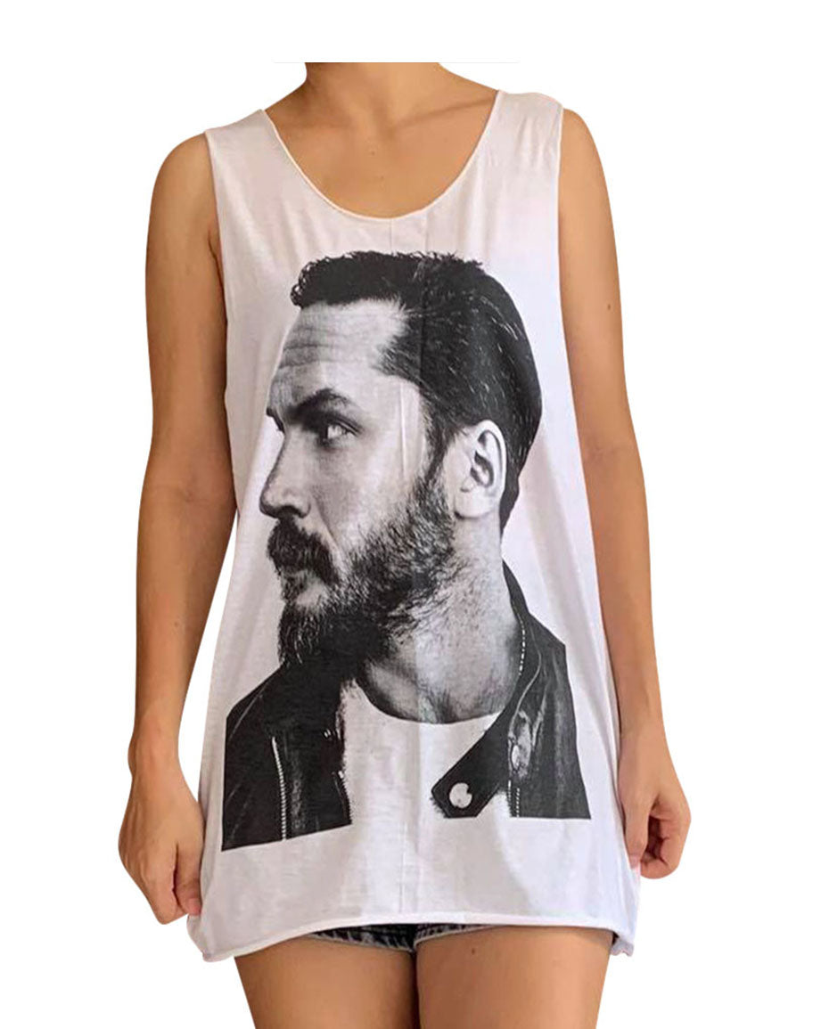 Unisex Tom Hardy Tank-Top Singlet vest Sleeveless T-shirt