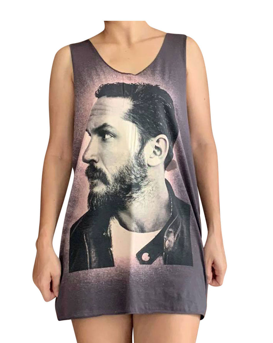 Unisex Tom Hardy Tank-Top Singlet vest Sleeveless T-shirt